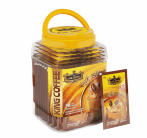 KING-COFFEE-Cafe-SUA-Plus-Hop-nhua-600g-3-day-x-10-sachets-x-20g_VE.png Cà Phê Sữa PLUS Hòa Tan 3IN1 KING COFFEE - Hộp nhựa 600g (30 gói x 20g)