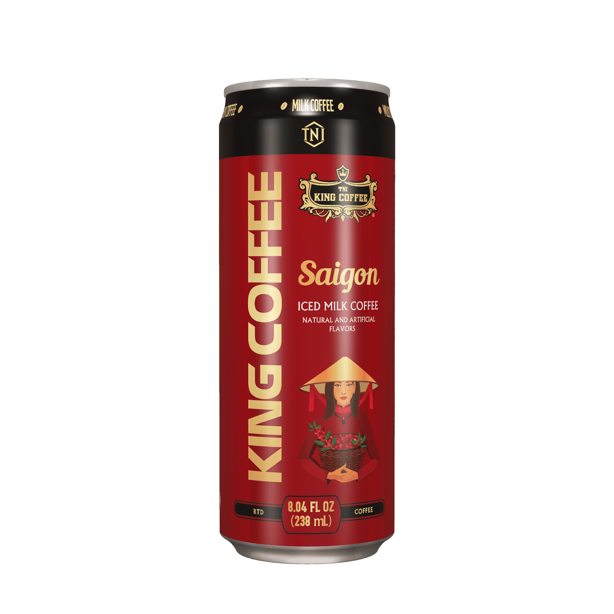 KING-COFFEE-RTD-Ca-Phe-sua-da-Sai-Gon-dam-gu-Viet.png Cà Phê sữa đá Sài Gòn đậm gu Việt Uống Liền KING COFFEE - Lon 238ml - Lốc 6 lon