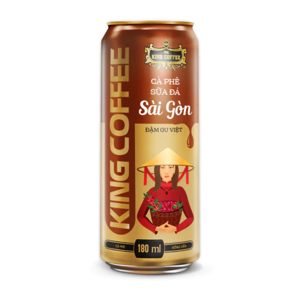 KING-COFFEE-RTD-Ca-phe-sua-da-Dam-gu-Viet_Lon-180-ml.png Cà phê sữa đá Đậm gu Việt Uống Liền KING COFFEE