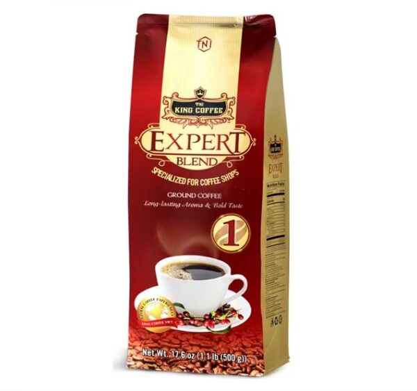 Cà Phê Rang Xay Expert Blend 1 KING COFFEE - Túi 100g